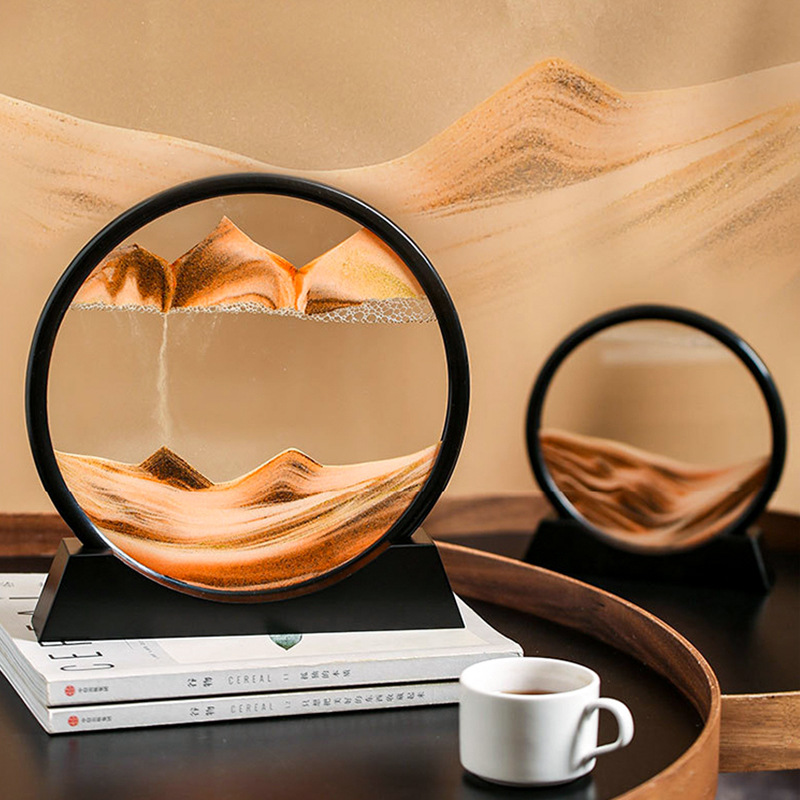 3D Quicksand Hourglass Decoration