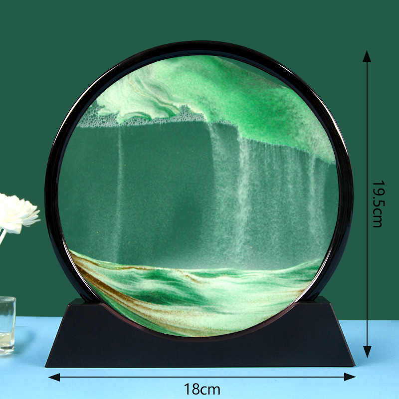 3D Quicksand Hourglass Decoration