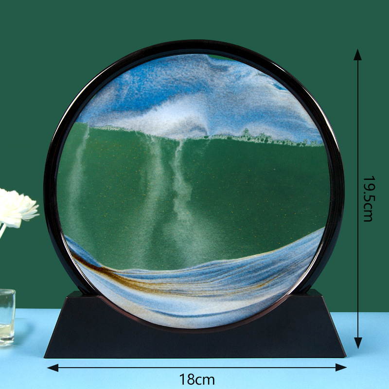 3D Quicksand Hourglass Decoration
