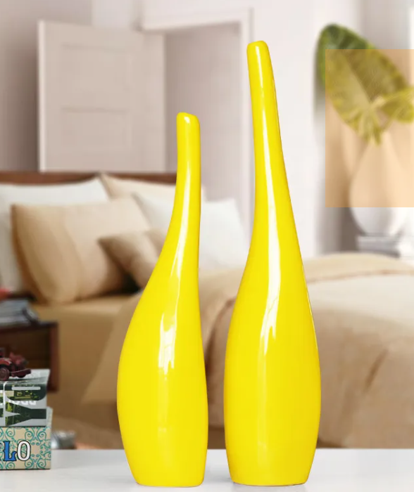Plated Ceramic Vase