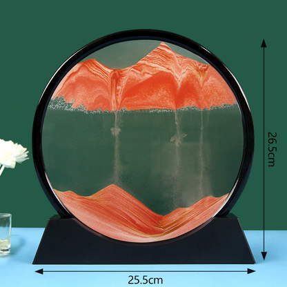 3D Quicksand Hourglass Decoration