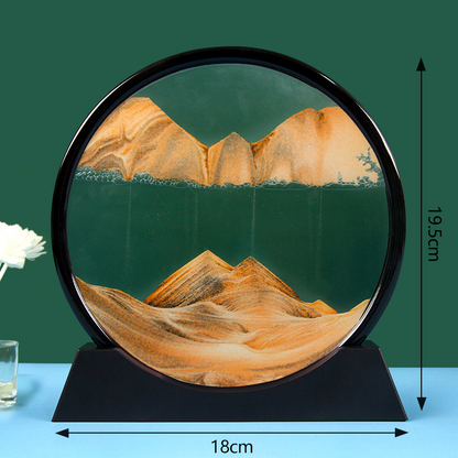 3D Quicksand Hourglass Decoration